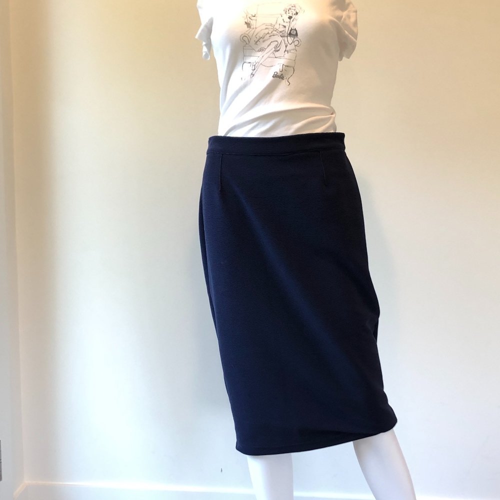 Navy skirt